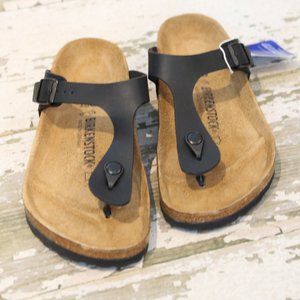 Birkenstock Black Gizeh Sandals - Size 39